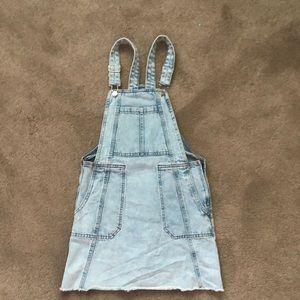 Zara Girls NWOT denim skirt overalls!